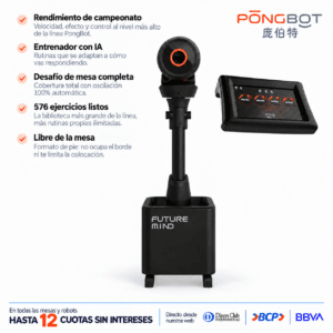 Robot PONGBOT HALO PRO (Black Edition)