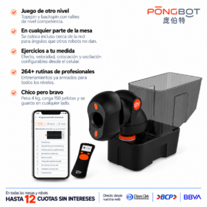 Robot PONGBOT NOVA S PRO (Black Edition)